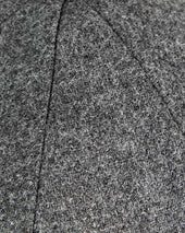 Mid Grey Twill Wool Gatsby Cap
