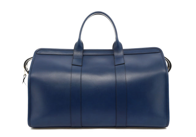 Signature Travel Duffle - Midnight - Olive Interior - Belting Leather