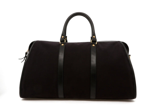 Hampton Duffle - Midnight/Black Trim - Sunbrella Tweed