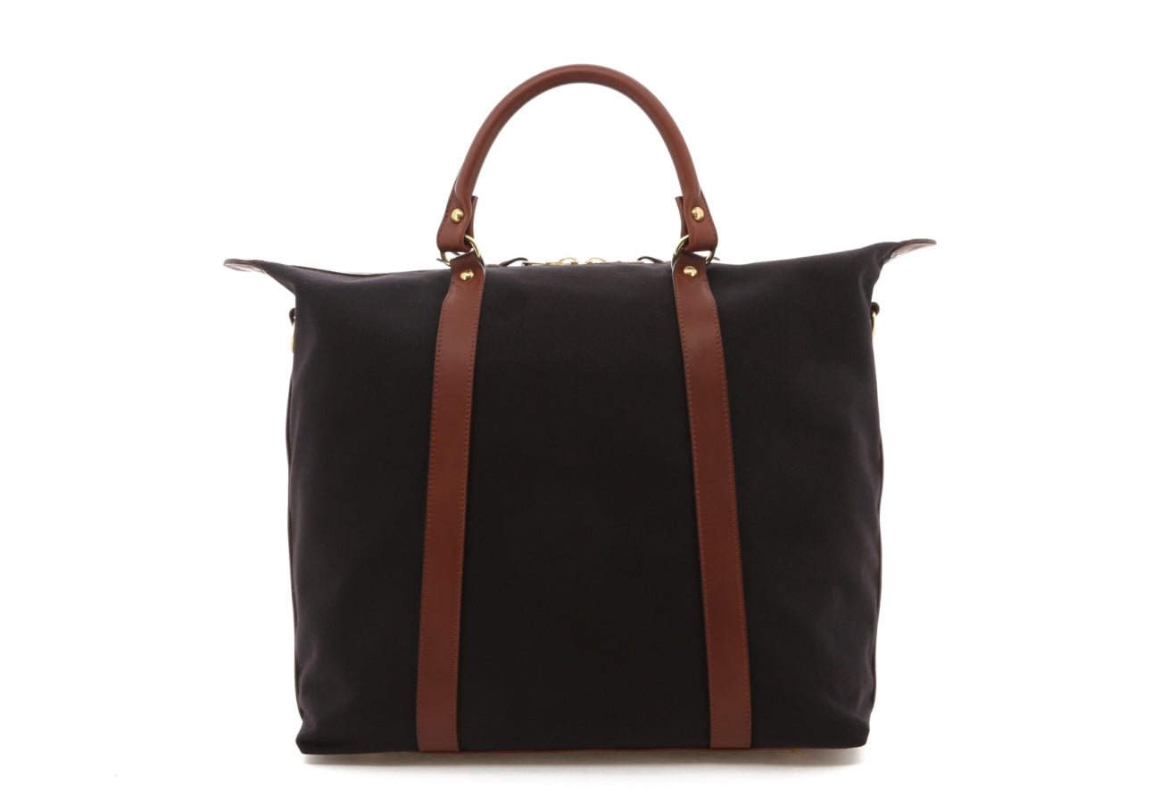 Hampton Tote - Midnight/Chestnut Trim - Twill