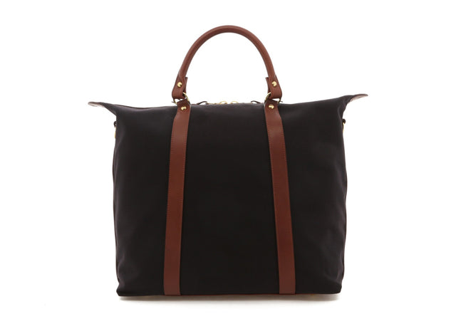 Hampton Tote - Midnight/Chestnut Trim - Twill