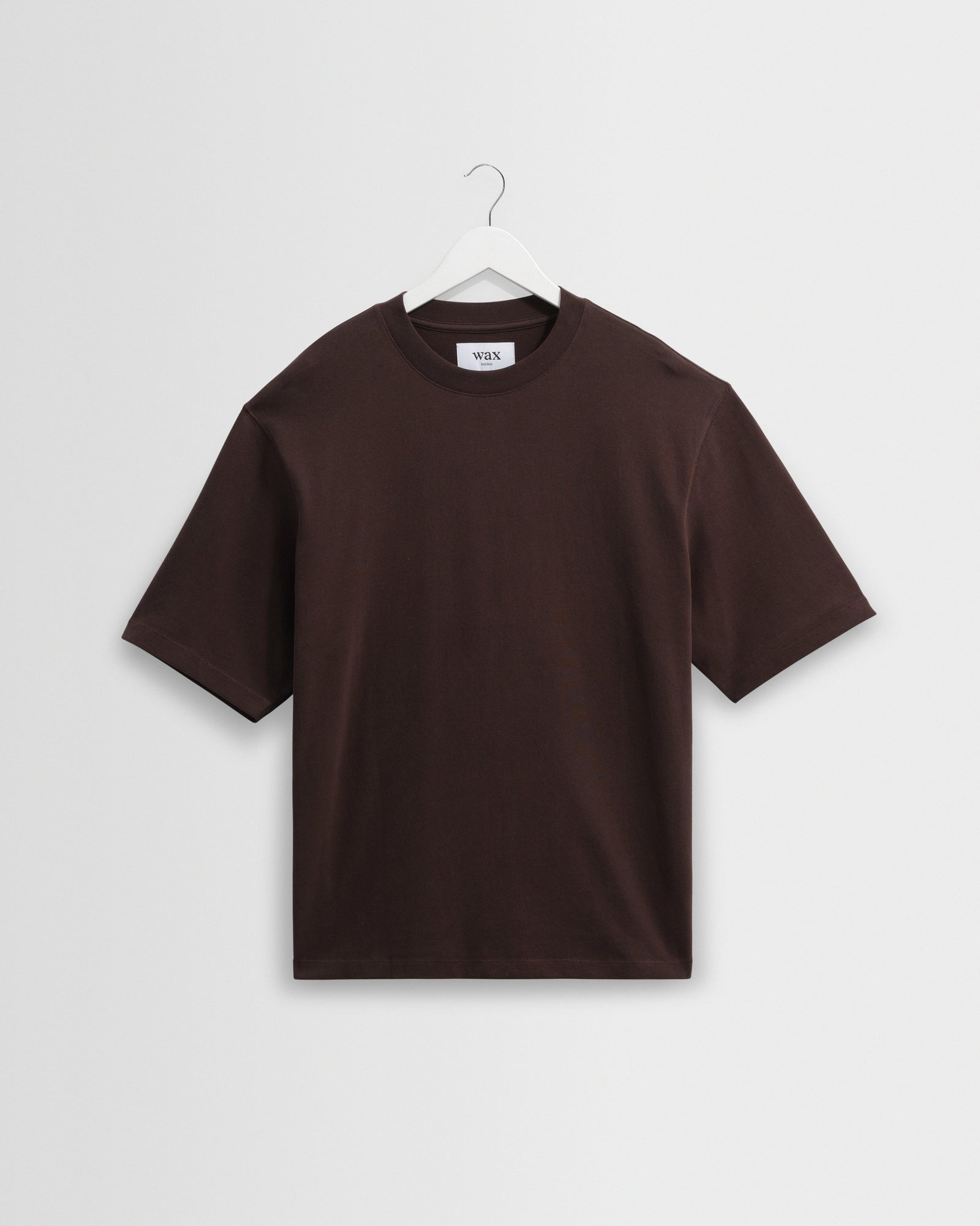 Milton Dark Brown Organic Emorised Cotton T Shirt
