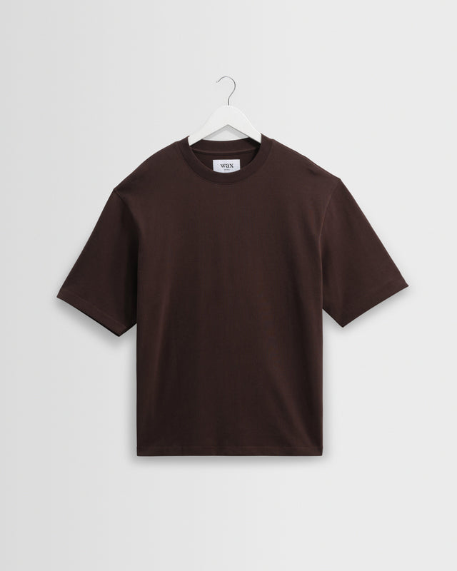 Milton - Dark Brown Organic Emorised Cotton T-Shirt