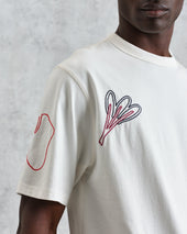 Milton Embroidered Organic Cotton T Shirt