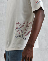 Milton Embroidered Organic Cotton T Shirt