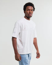 Milton Organic Cotton Embroidered Shapes T Shirt
