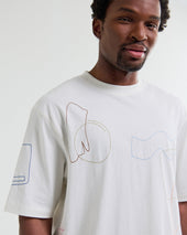 Milton Organic Cotton Embroidered Shapes T Shirt