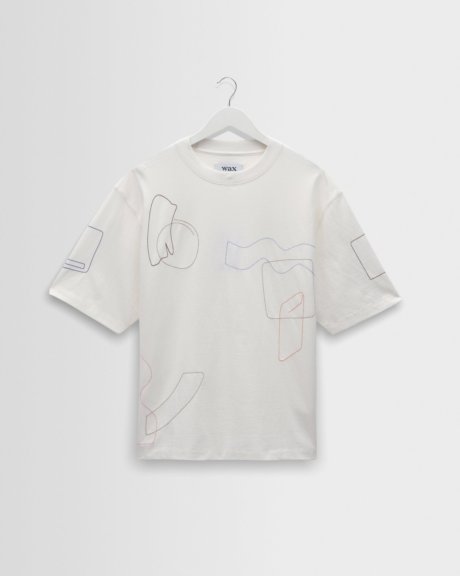 Milton Organic Cotton Embroidered Shapes T Shirt