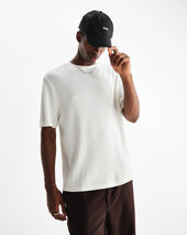 Milton Organic Waffle Cotton T Shirt