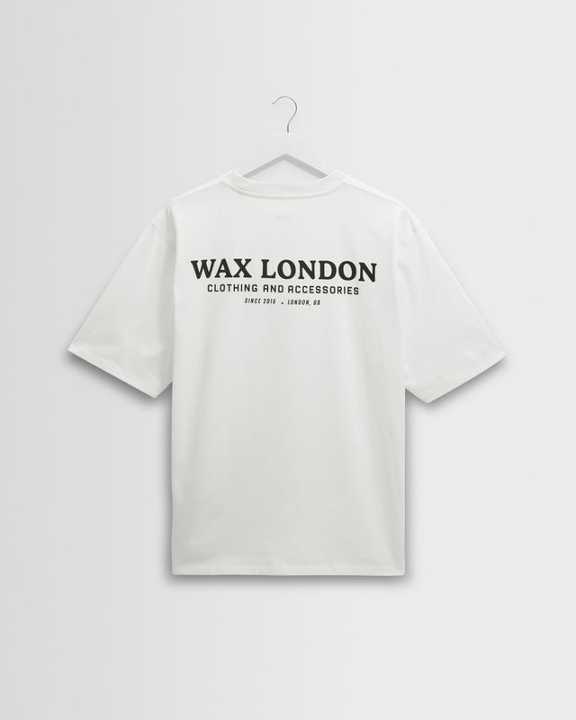 Milton - Off White Stacked Text Graphic Organic Cotton T-Shirt