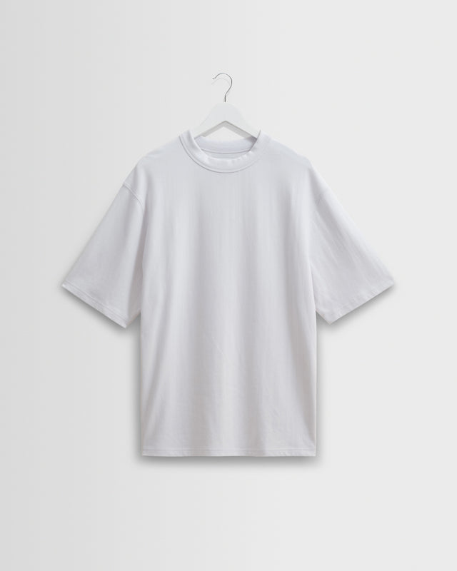 Milton - White Organic Compact Cotton T-Shirt