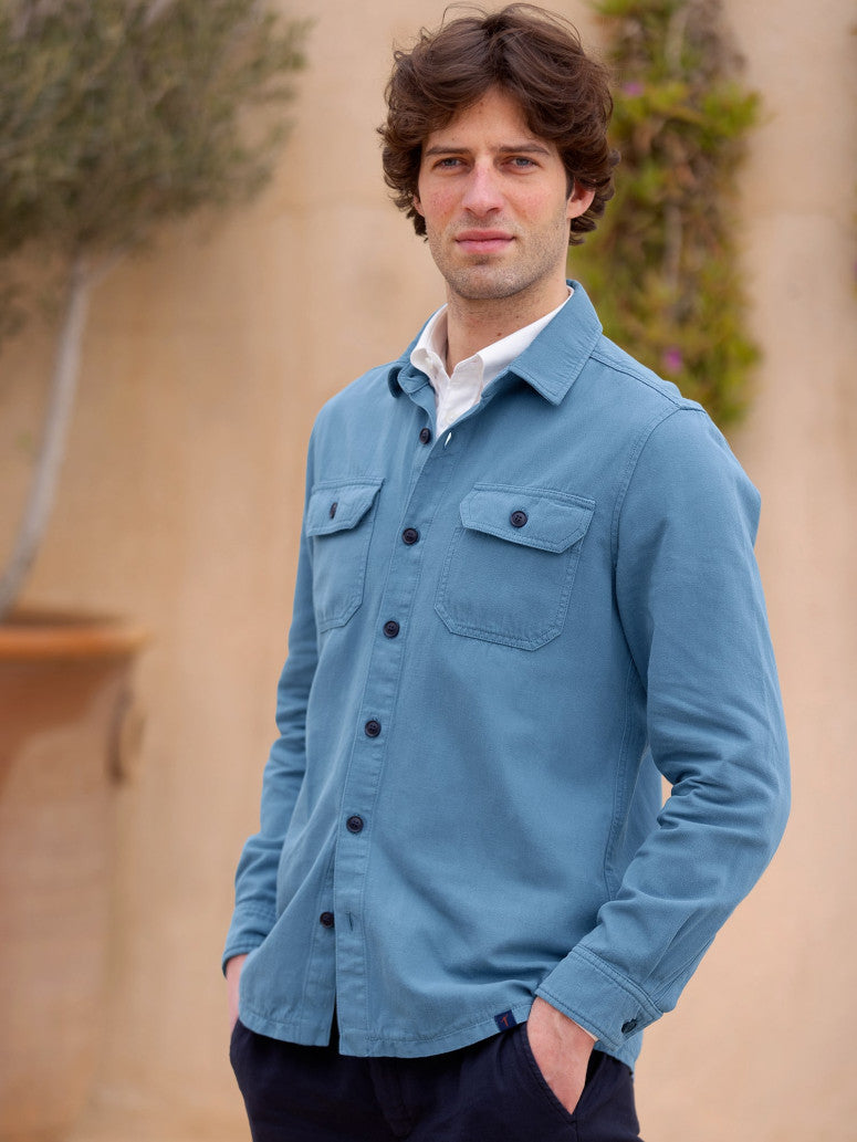 Mineral Cotton Linen Overshirt