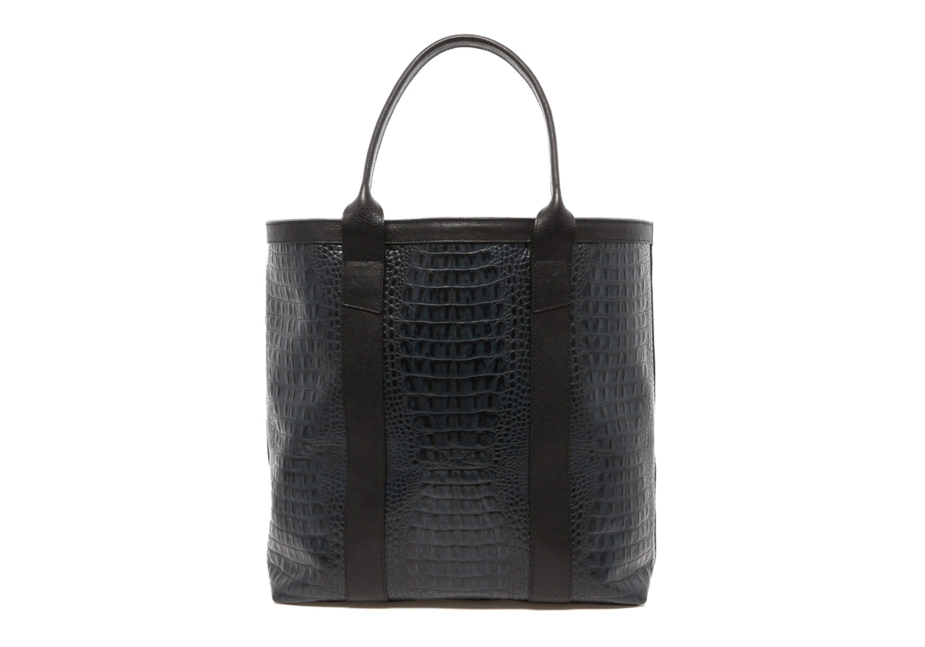 Tall Tote Mineral Crocodile Print