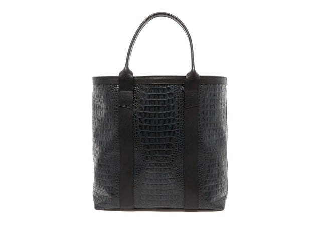 Tall Tote Mineral Crocodile Print