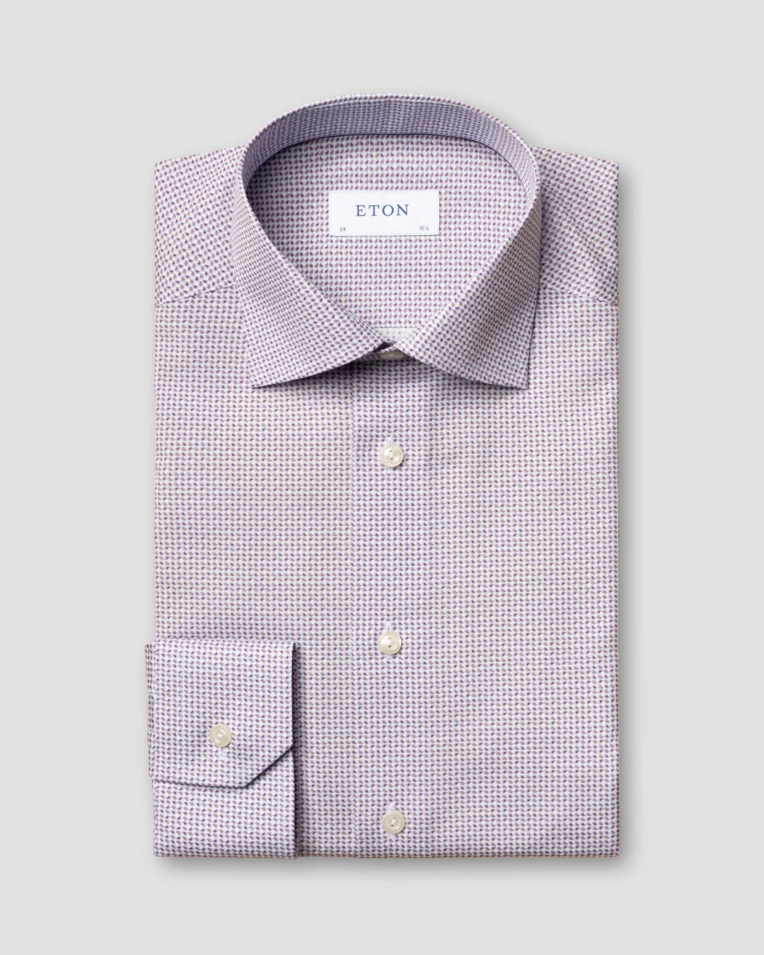 Mini Paisley Poplin Shirt Eton
