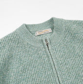 Tweed Zip Up Cardigan