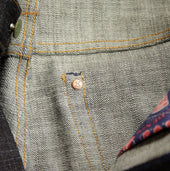 Chelsea 15 oz Slub Cross Hatch Denim