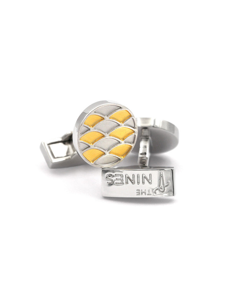 Miyazaki Cufflinks In Gold And Silver