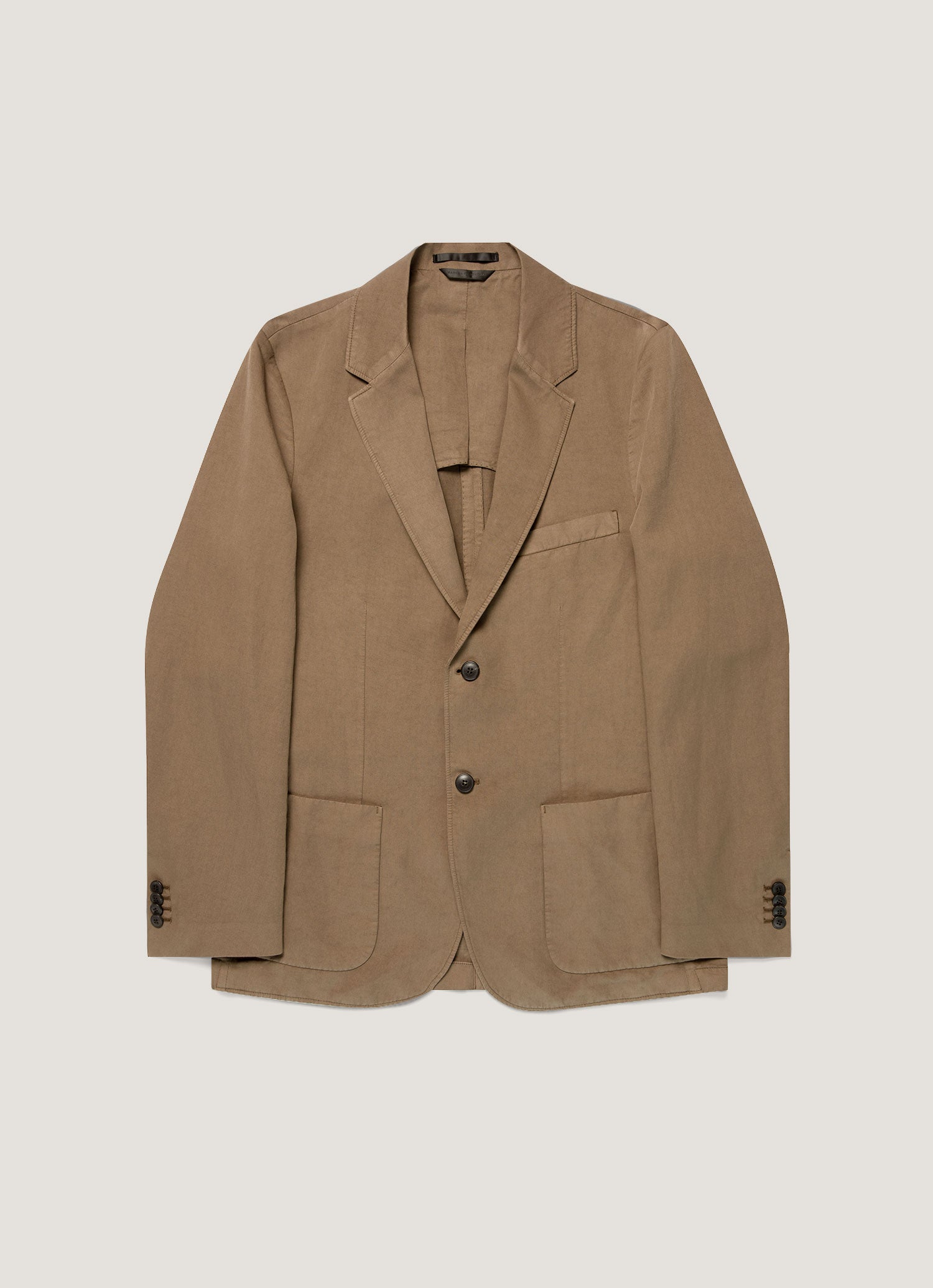 Men S Cotton Linen Blazer In Dark Cedar