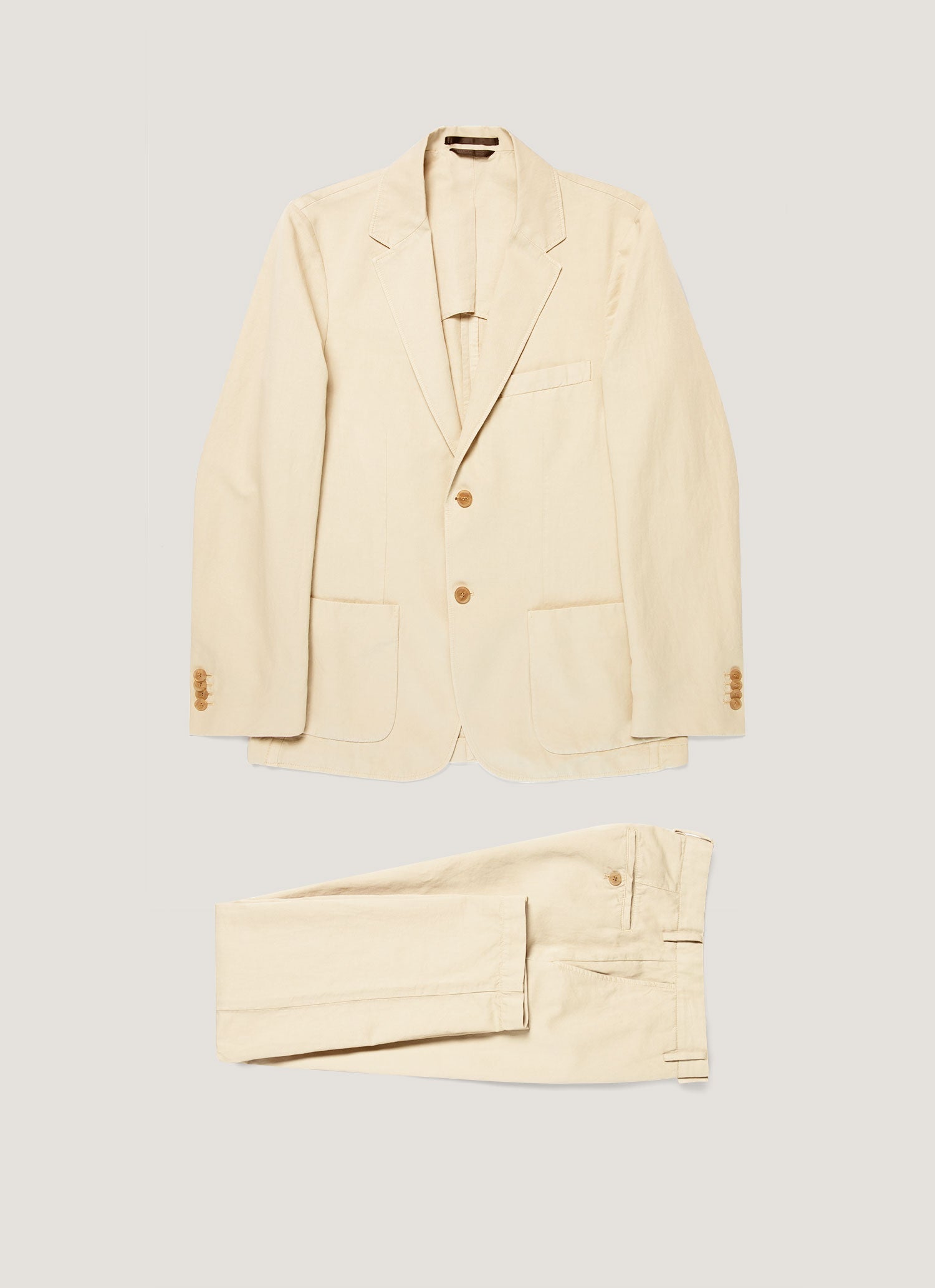 Men S Cotton Linen Two Piece Suit In Hazelwood