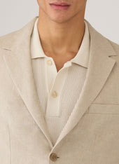 Men S Linen Blazer In