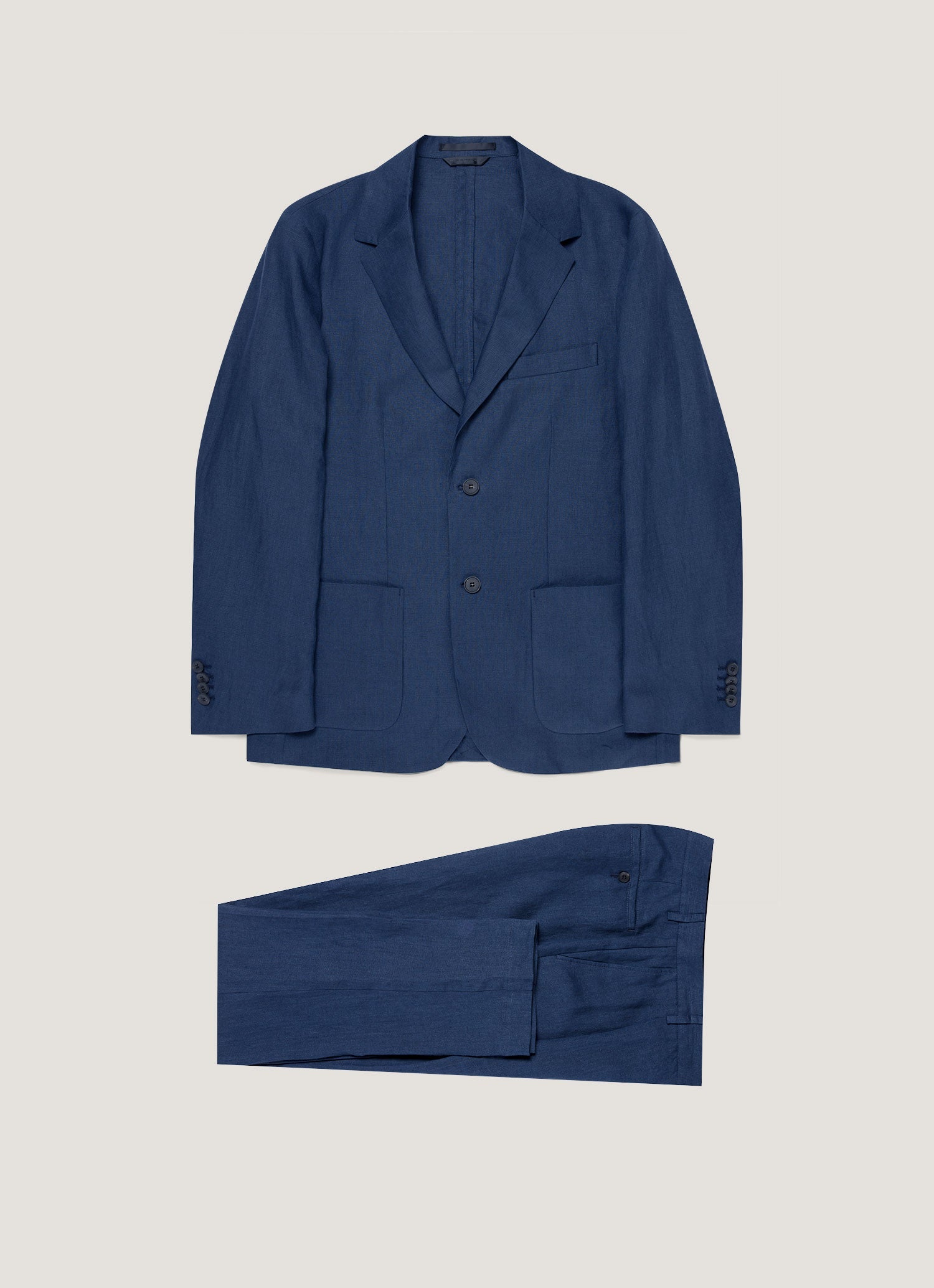Men S Linen Two Piece Suit In Light