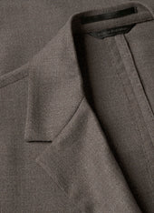 Men's Lightweight Travel Wool Blazer in Light Coffee Melange