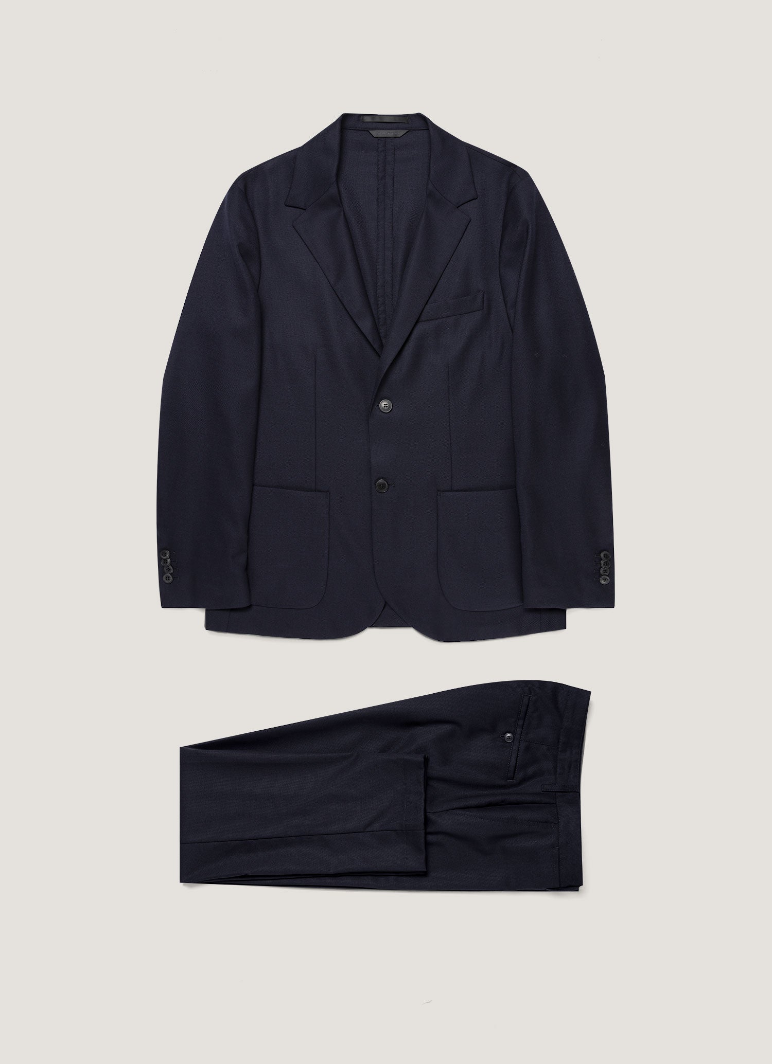 Men S Lightweight Travel Wool Two Piece Suit In