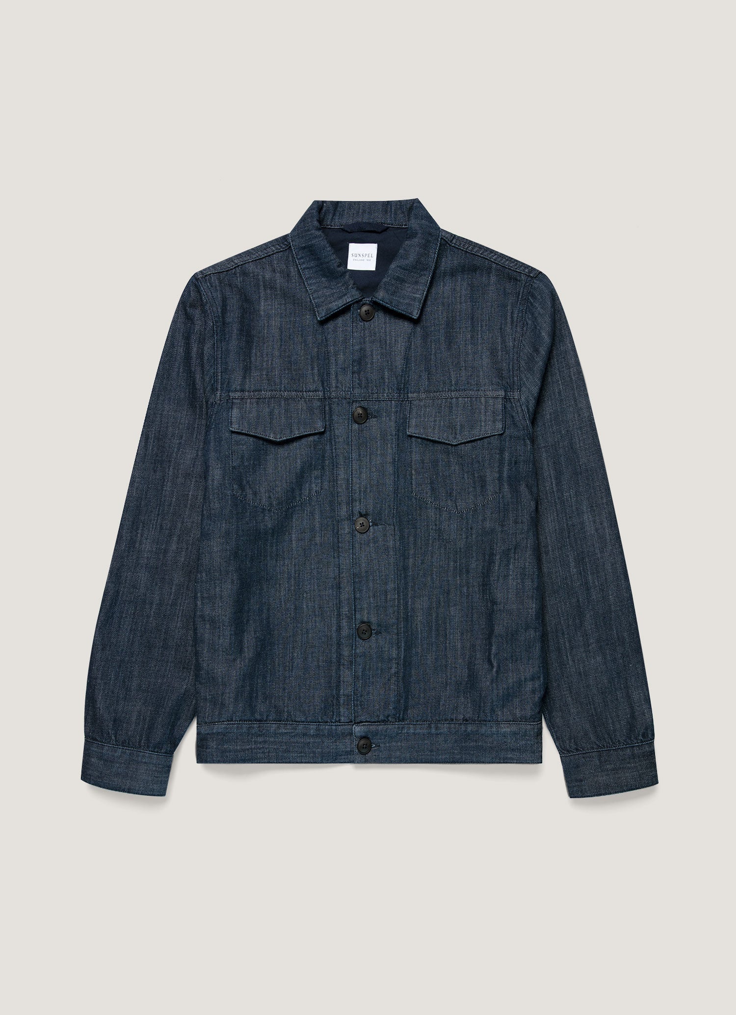 Men S Japanese Denim Jacket In Rinse Wash Denim