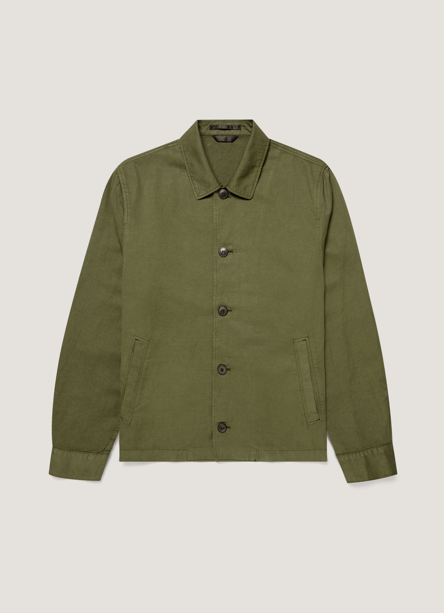 Men S Cotton Linen Jacket In Deep