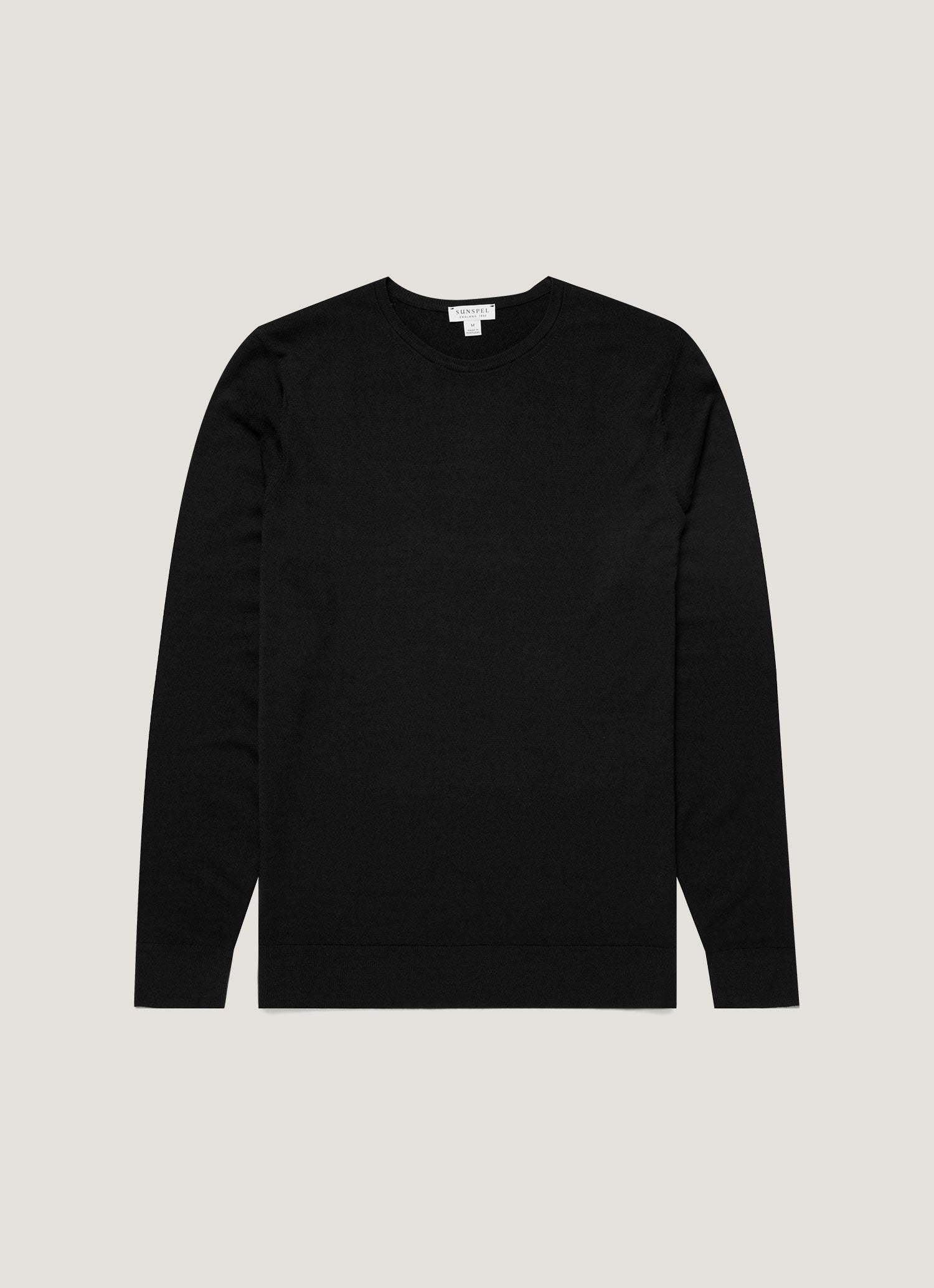Men S Extra Fine Merino Crew Neck In