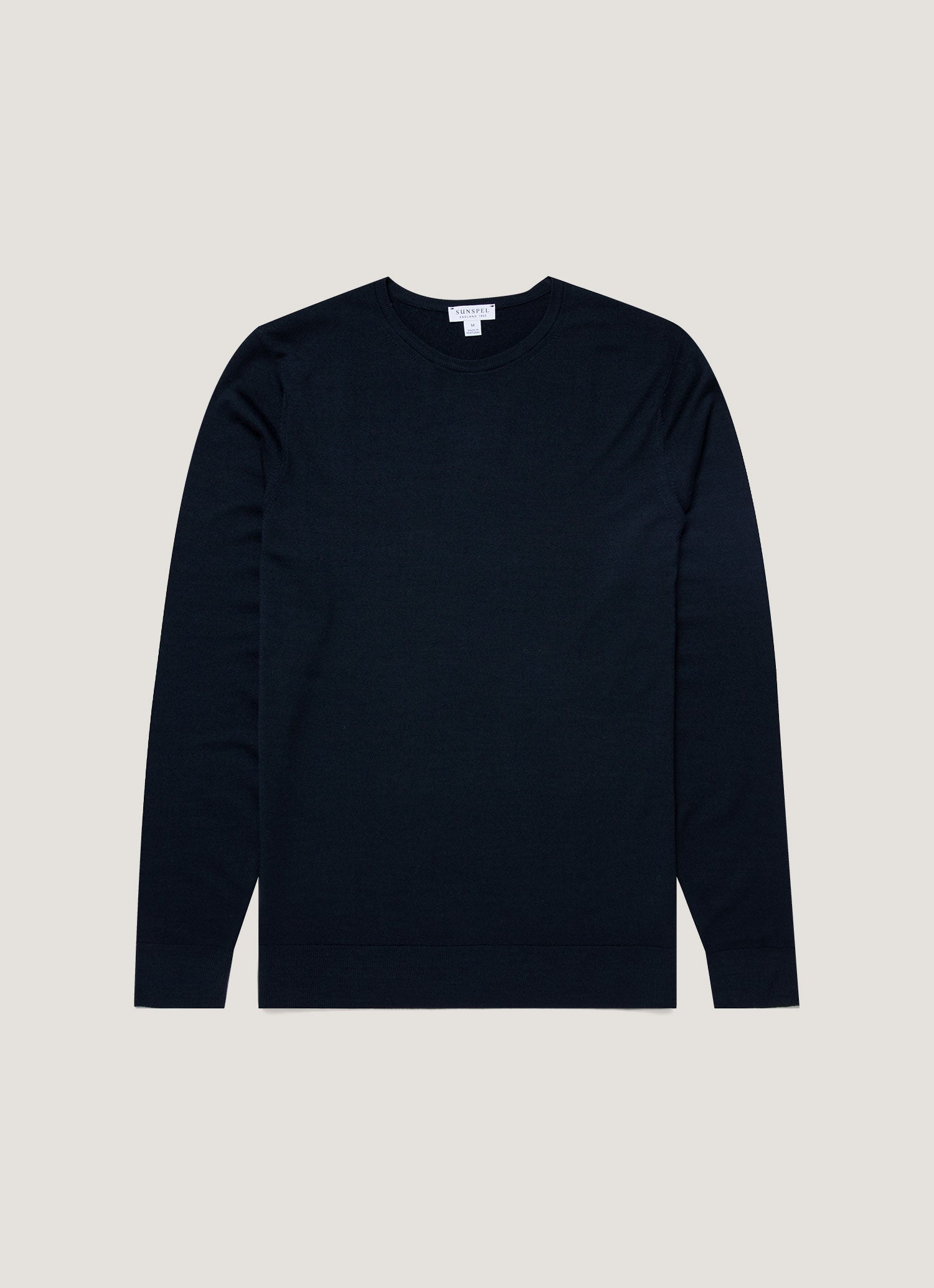 Men S Extra Fine Merino Crew Neck In Light