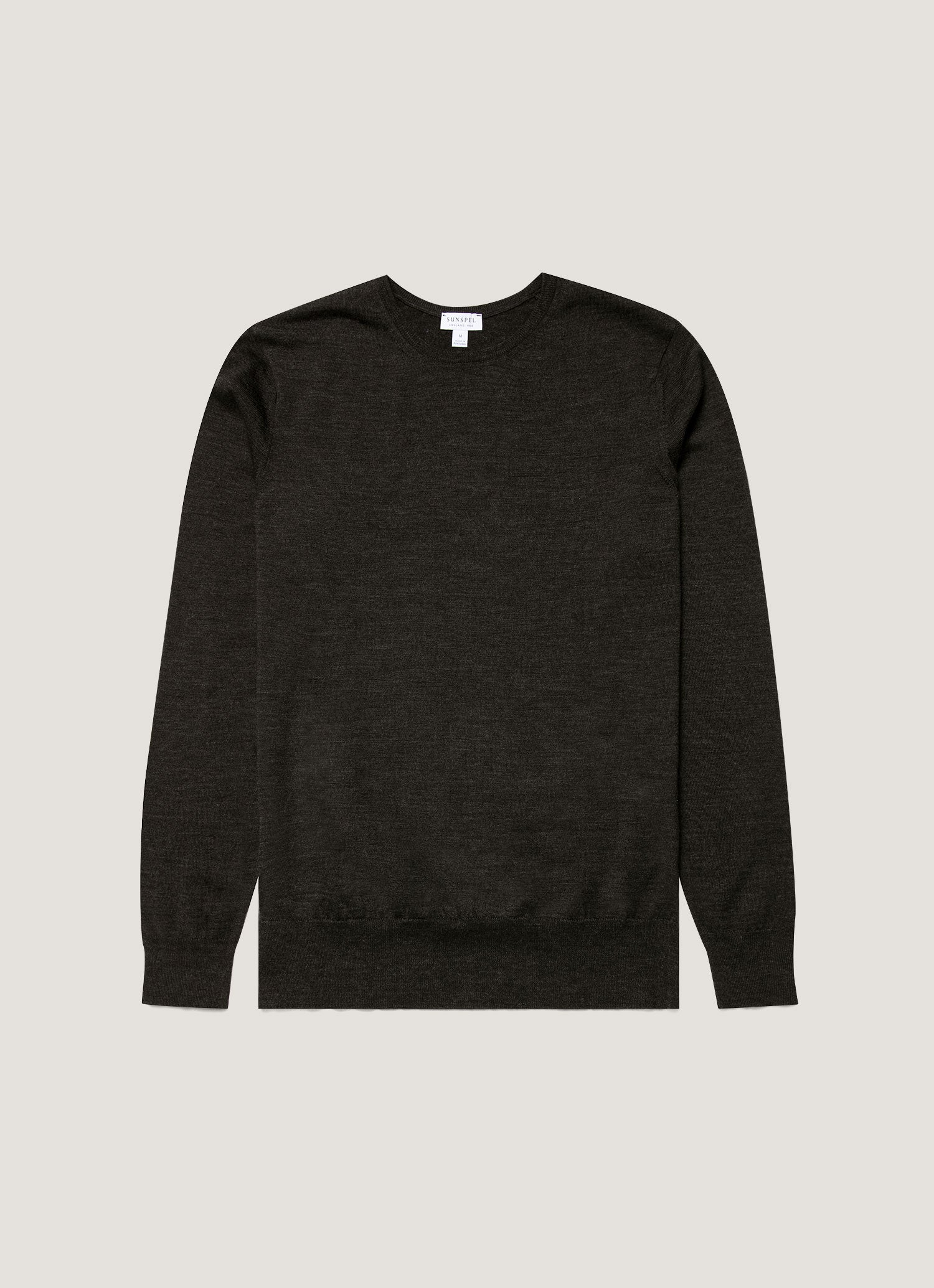 Men S Extra Fine Merino Crew Neck In Melange