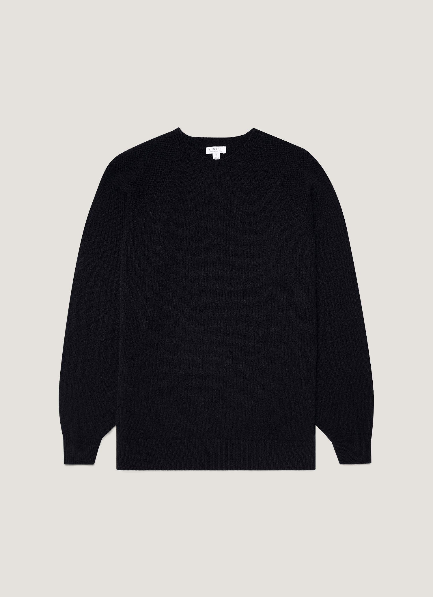 Men S Lambswool Crew Neck Jumper In Mouline