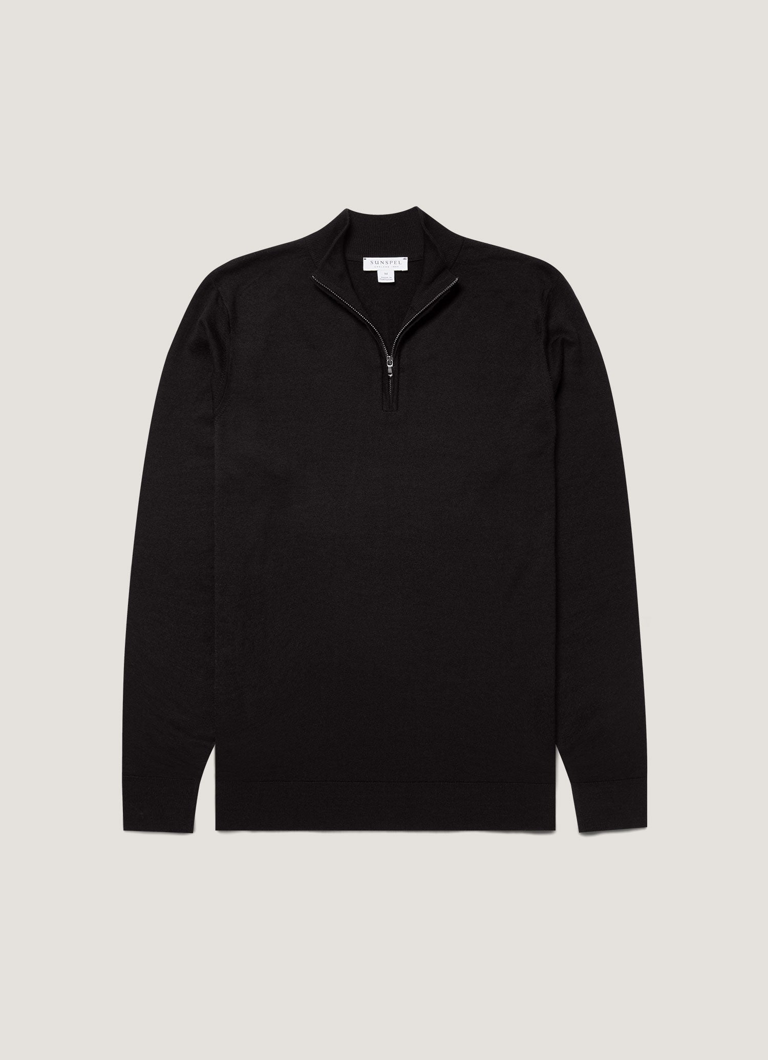 Men S Extra Fine Merino Zip Neck In