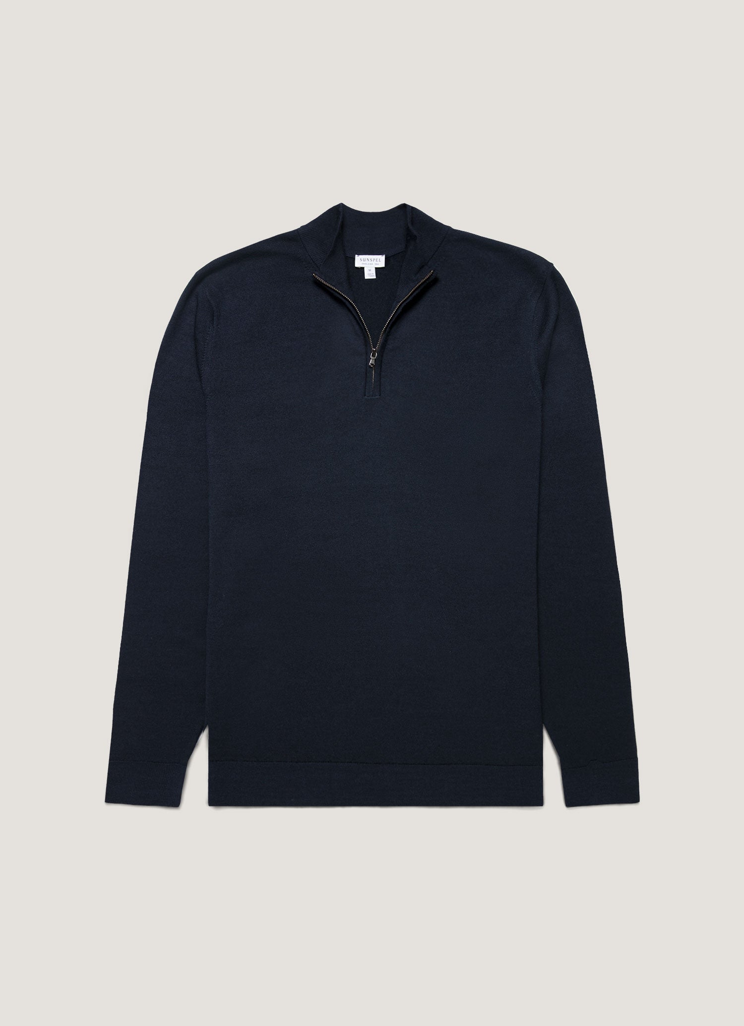 Men S Extra Fine Merino Zip Neck In