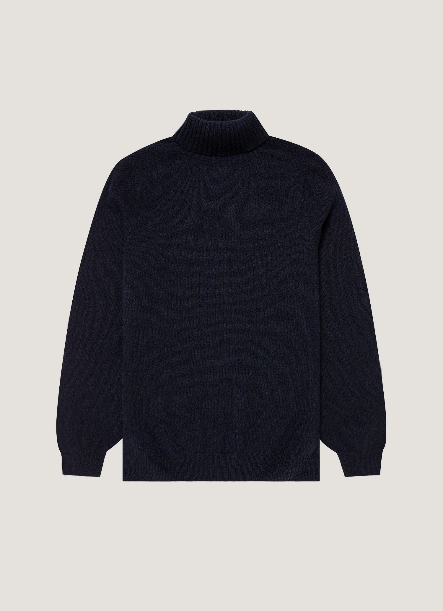 Men S Lambswool Roll Neck In Mouline
