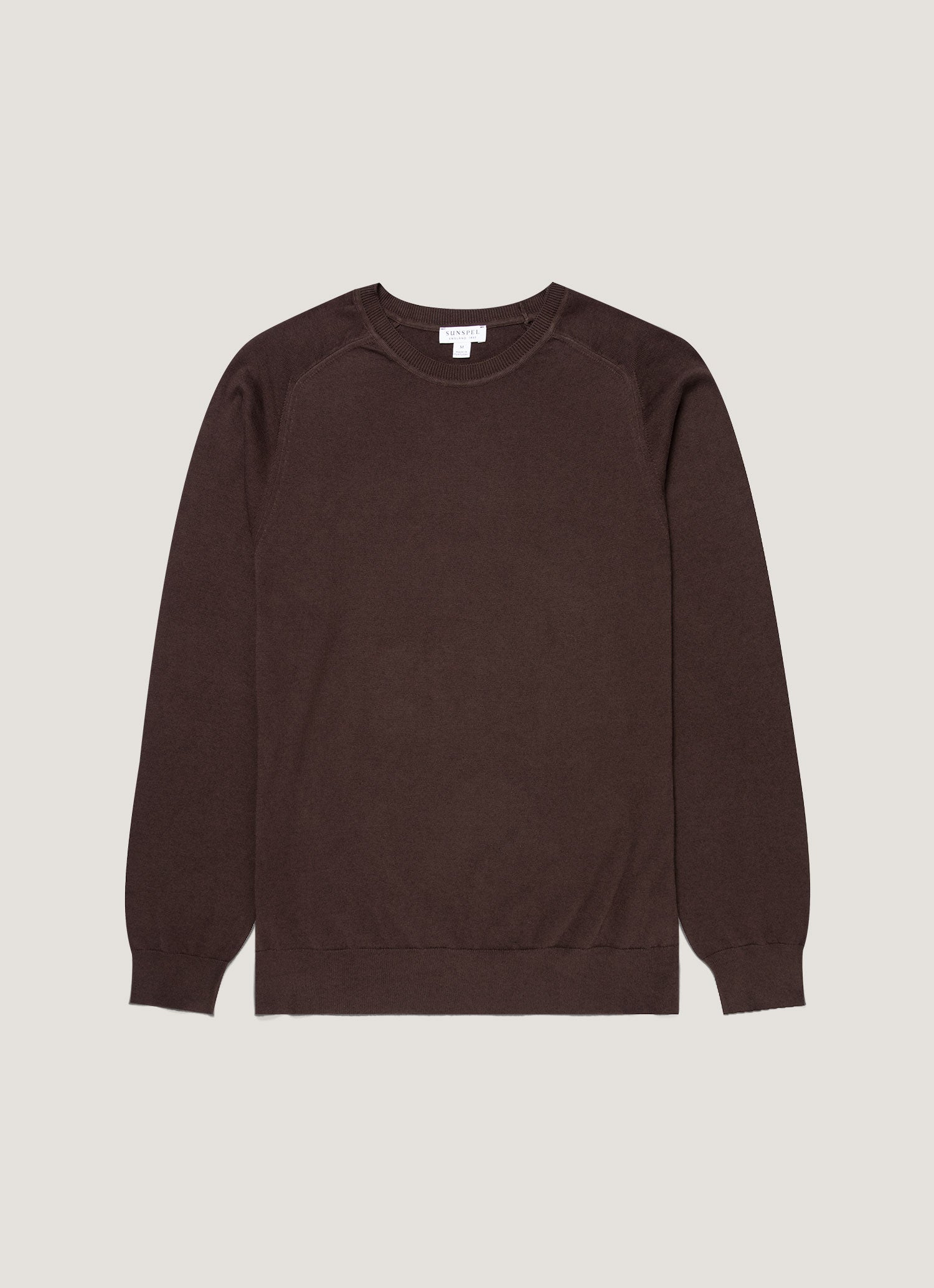 Men S Sea Island Cashmere Crew Neck Jumper In Dark