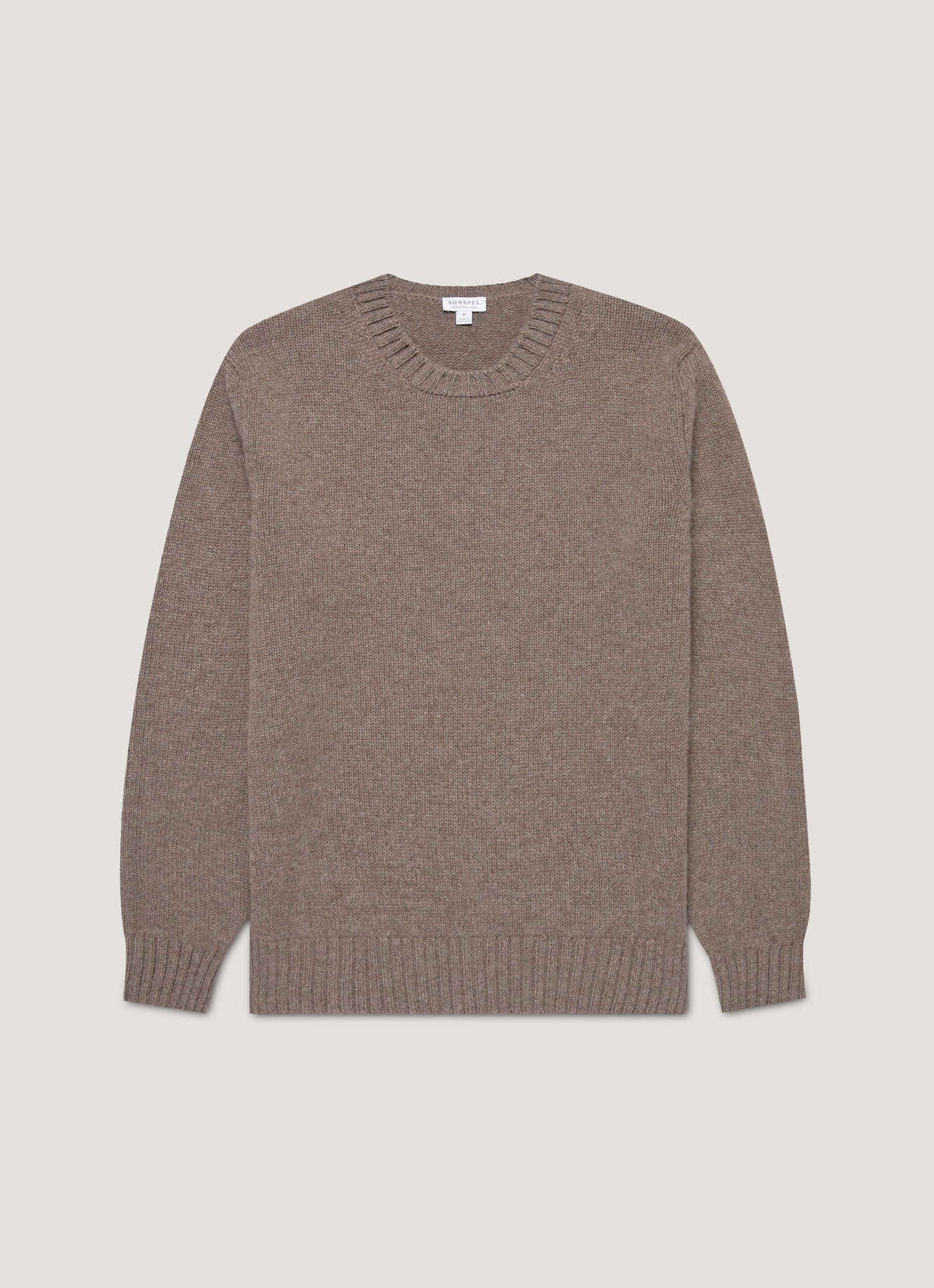 Men S Roxburgh Cashmere Jumper In Bark