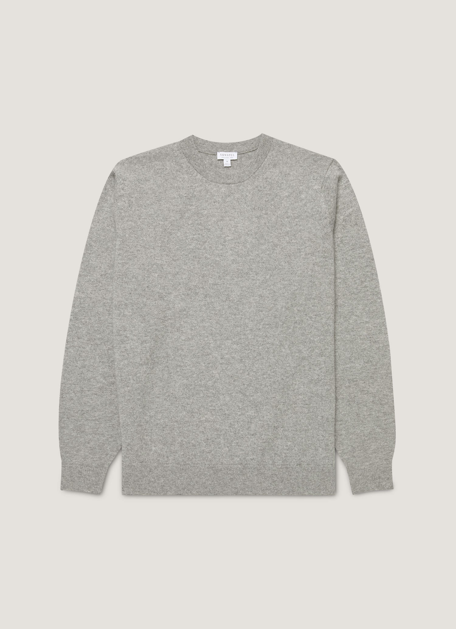 Men S Cashmere Crew Neck Jumper In Melange