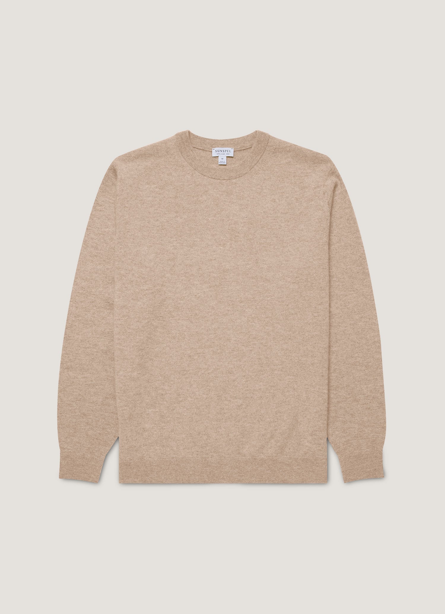 Men S Cashmere Crew Neck Jumper In Melange