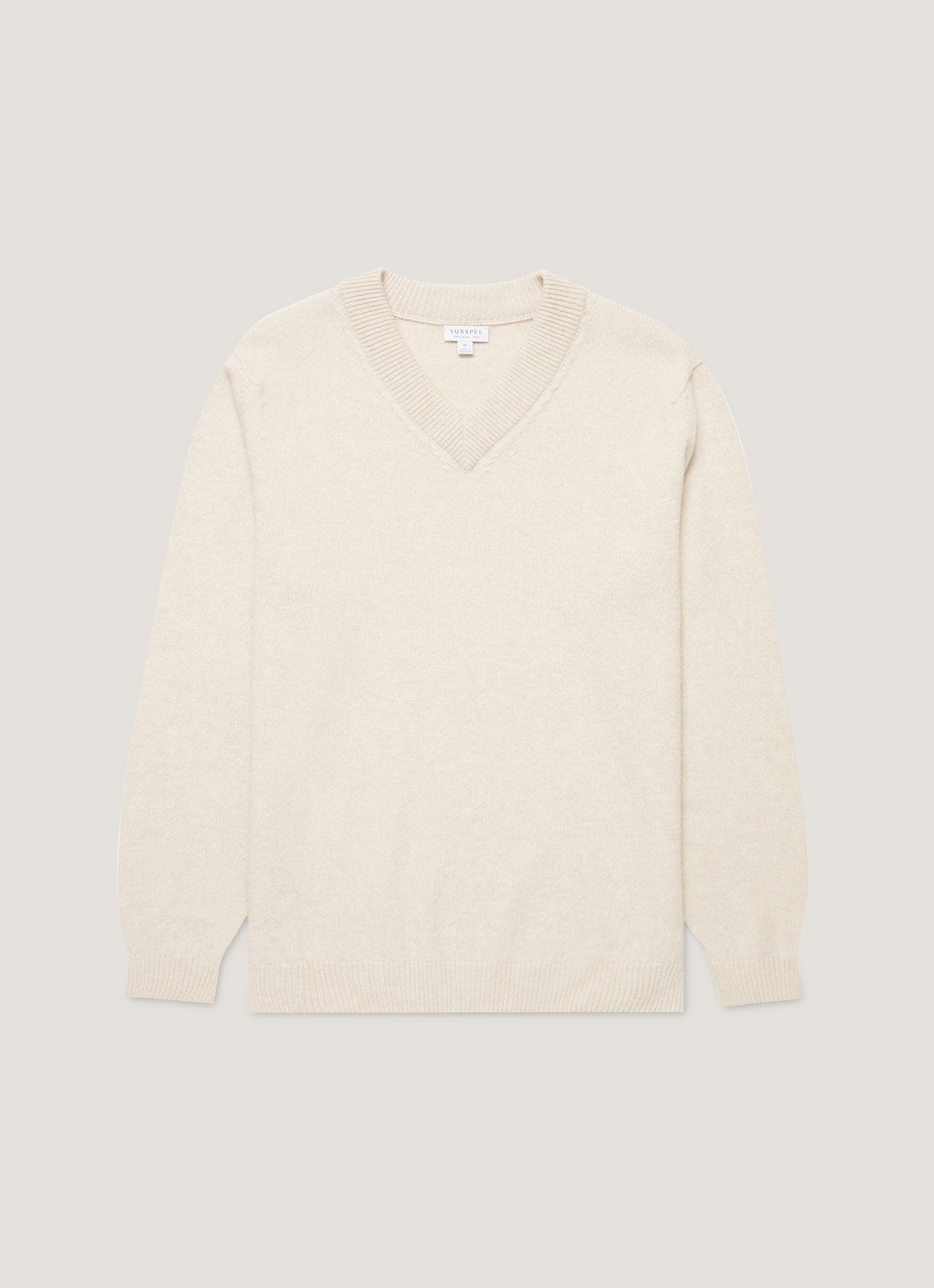Men S Lambswool V Neck Jumper In Melange