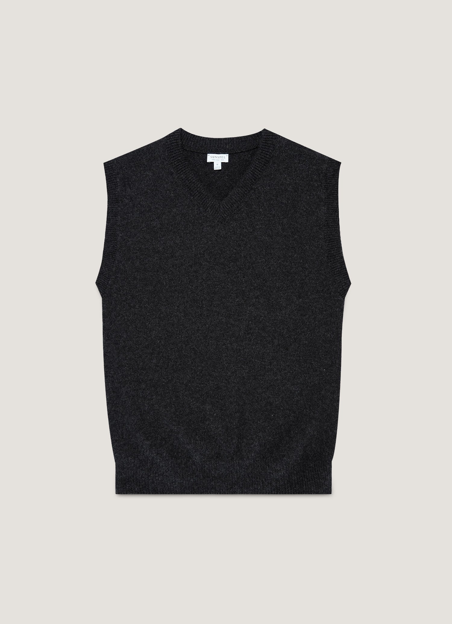 Men S Lambswool Vest In Melange