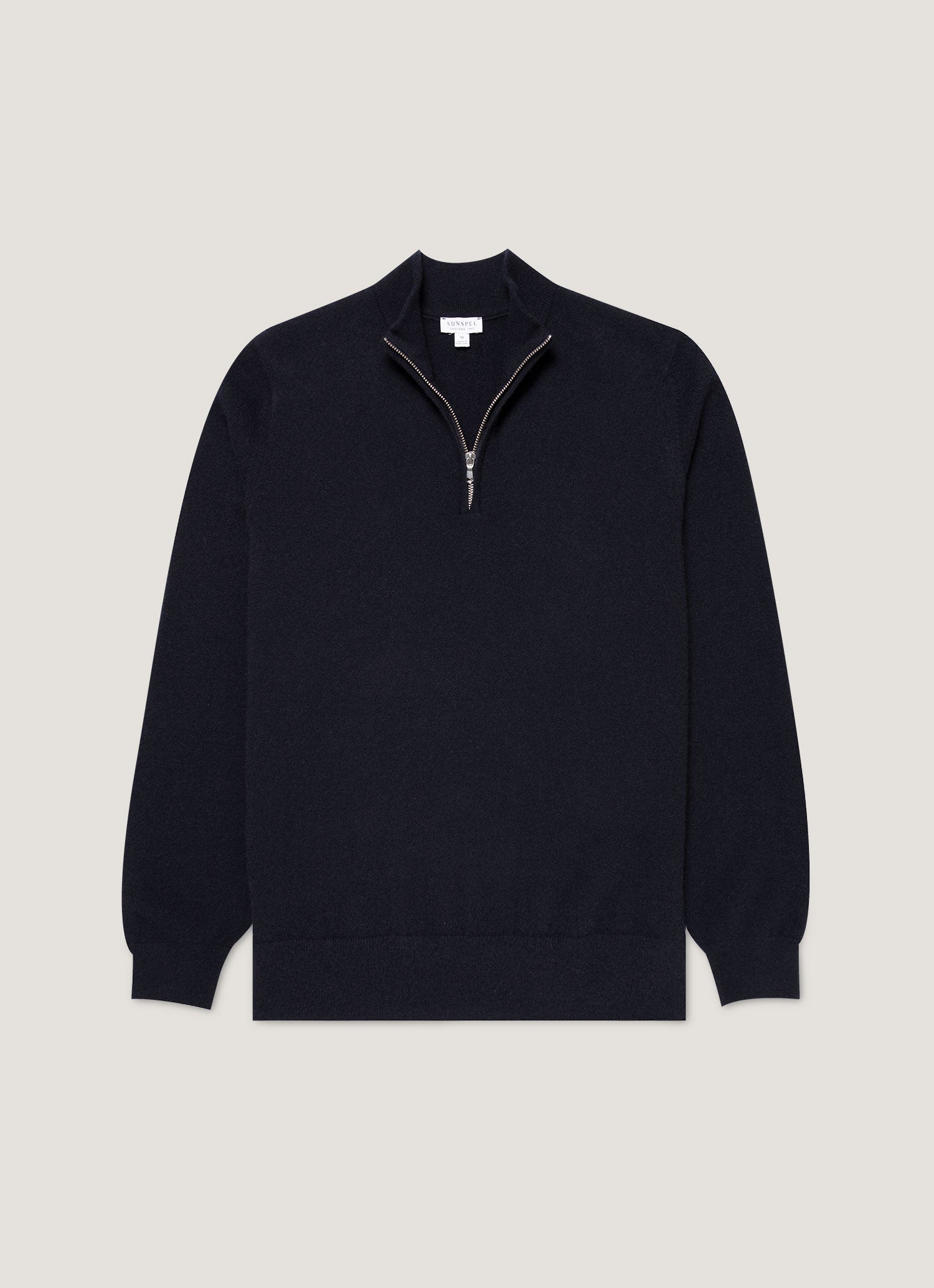 Men S Cashmere Half Zip Jumper In