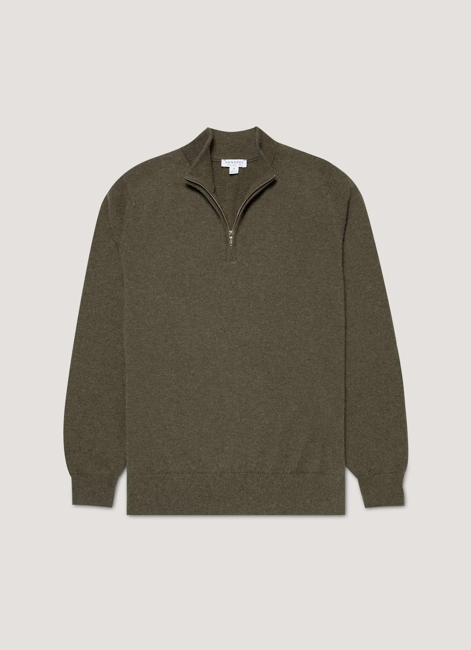 Men S Cashmere Half Zip Jumper In