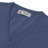 V Neck Cashmere Slipover