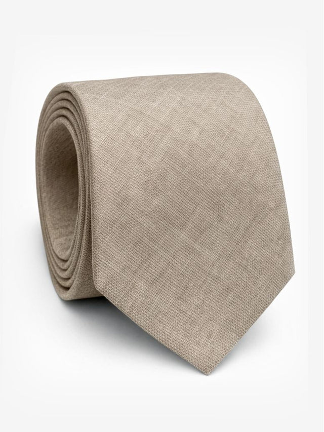 Mocha Silk Tie Bari