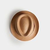 Mocha Soho Trilby Panama
