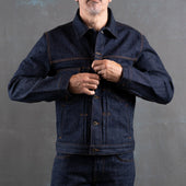 Mojave Jacket 15oz Blizzard Selvage Denim