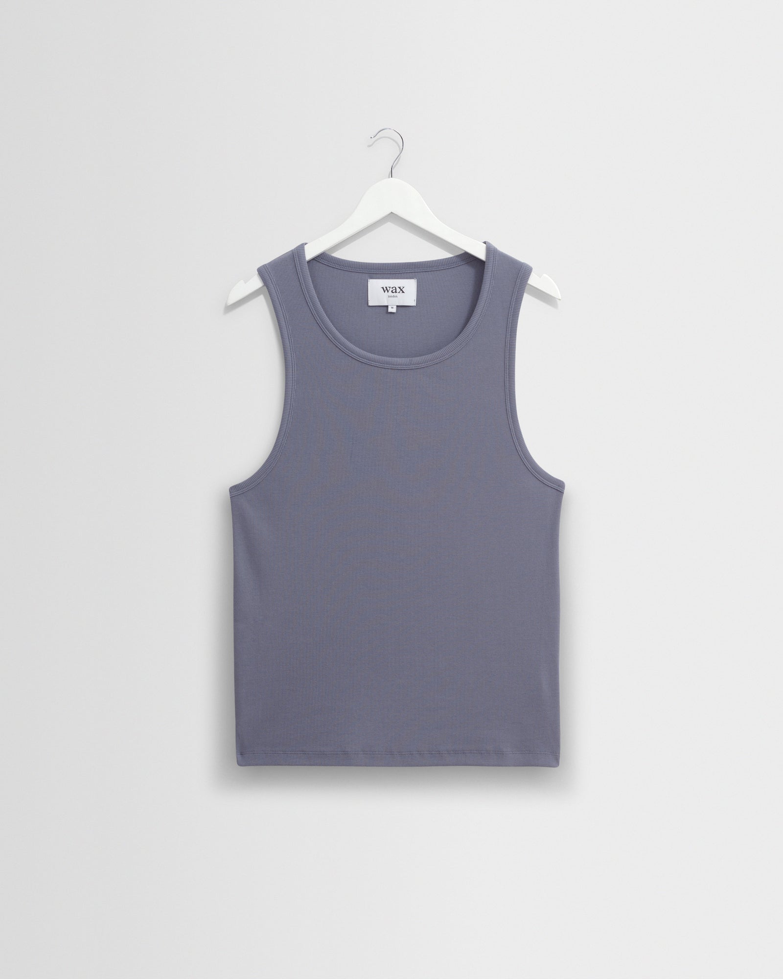 Montague Ribbed Organic Cotton Vest
